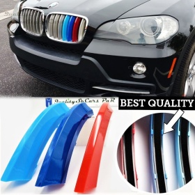 3x RIÑONES REJILLA para BMW X5 (E70) en colores M Sport en ABS