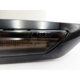 2 Intemitentes LED para BMW Serie 5 E60 E61 100% CANBUS Sin Errores Estructura en ABS Negra + Lente Negra