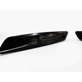 2 Intemitentes LED para BMW Serie 5 E60 E61 100% CANBUS Sin Errores Estructura en ABS Negra + Lente Negra