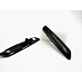2 Intemitentes LED para BMW Serie 5 E60 E61 100% CANBUS Sin Errores Estructura en ABS Negra + Lente Negra