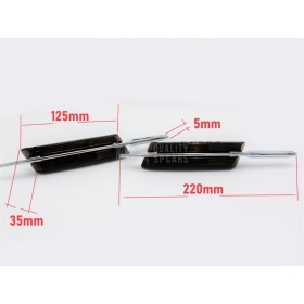 X2 Intermitentes de LED Para BMW Serie 1 E82 E81 E87 E88 100% CANBUS Plug & Play Lente NEGRA Raya CROMADA