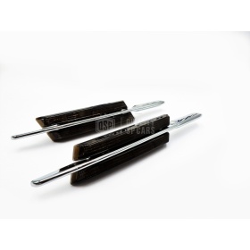 X2 Intermitentes de LED Para BMW Serie 1 E82 E81 E87 E88 100% CANBUS Plug & Play Lente NEGRA Raya CROMADA