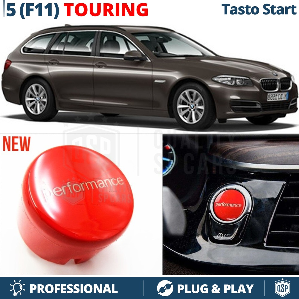 Llave Botón Encendido Motor START STOP "Performance" para BMW Serie 5 F11 TOURING Con Bóton OFF Rojo Llave Botón Encendido Motor START STOP "Performance" para BMW Serie 5 F11 TOURING Con Bóton OFF Rojo