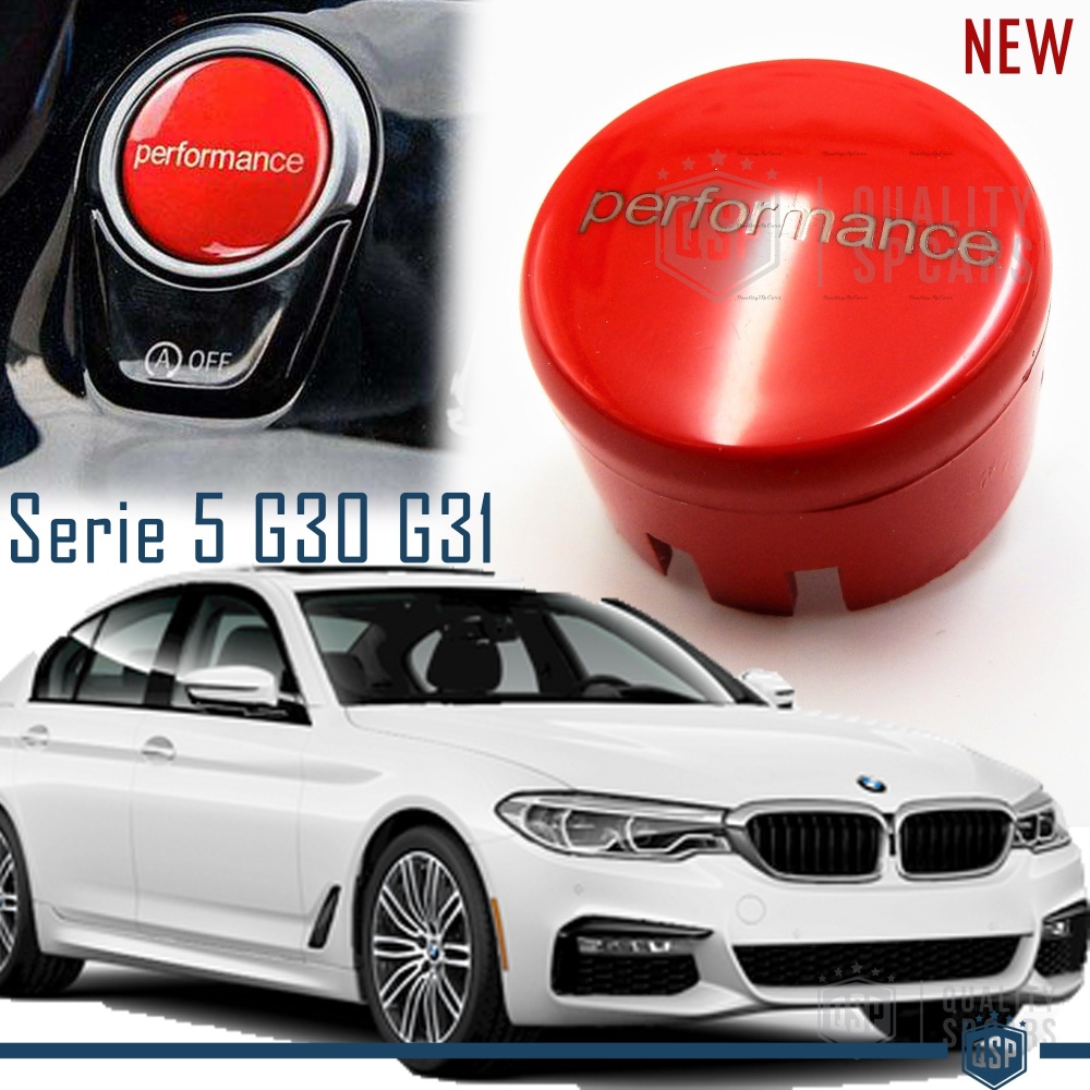 LLAVE BOTÓN DE ENCENDIDO DEL MOTOR ROJO "PERFORMANCE" EN ABS PARA BMW SERIE 5 ( G30 G31 ) con Bóton OFF, ANTICHUADO NO HUELLAS LLAVE BOTÓN DE ENCENDIDO DEL MOTOR ROJO "PERFORMANCE" EN ABS PARA BMW SERIE 5 ( G30 G31 ) con Bóton OFF, ANTICHUADO NO HUELLAS