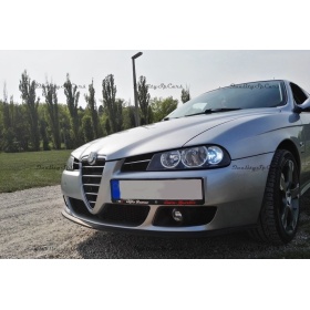 SPOILER Alerón Adhesivo PARA ALFA ROMEO 156, LABIO parachoques LIP o Faldones Laterales en EPDM NEGRO flexible