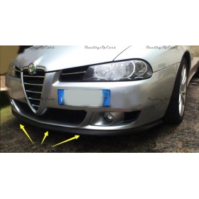 SPOILER Alerón Adhesivo PARA ALFA ROMEO 156, LABIO parachoques LIP o Faldones Laterales en EPDM NEGRO flexible