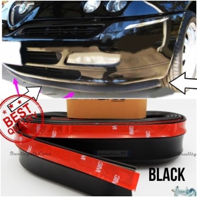 SPOILER Alerón Adhesivo PARA ALFA ROMEO SPIDER-GTV, LABIO parachoques LIP o Faldones Laterales en EPDM NEGRO flexible