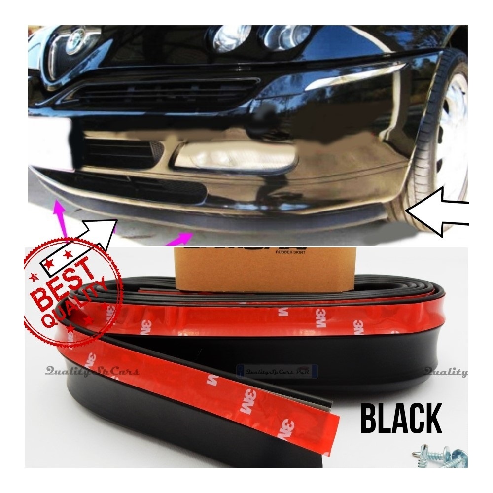 SPOILER Alerón Adhesivo PARA ALFA ROMEO SPIDER-GTV, LABIO parachoques LIP o Faldones Laterales en EPDM NEGRO flexible SPOILER Alerón Adhesivo PARA ALFA ROMEO SPIDER-GTV, LABIO parachoques LIP o Faldones Laterales en EPDM NEGRO flexible