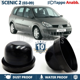 1 TAPÓN GUARDAPOLVO de faro para RENAULT SCENIC 2 (03-09) Luces de Cruce Cubierta Bombilla para Installación Kit Led Xenon