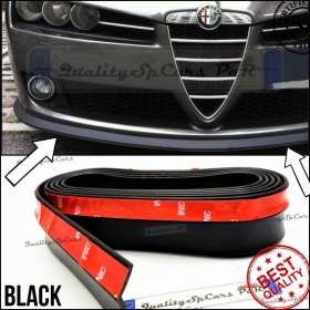 SPOILER Alerón Adhesivo PARA ALFA ROMEO SPIDER-159-BRERA, LABIO parachoques LIP o Faldones Laterales en EPDM NEGRO flexible
