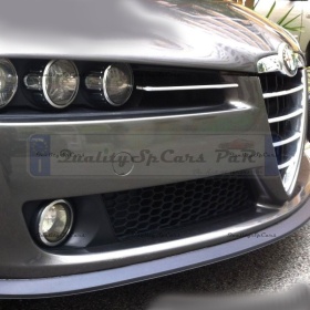 SPOILER Alerón Adhesivo PARA ALFA ROMEO SPIDER-159-BRERA, LABIO parachoques LIP o Faldones Laterales en EPDM NEGRO flexible