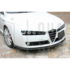 SPOILER Alerón Adhesivo PARA ALFA ROMEO SPIDER-159-BRERA, efecto FIBRA de CARBONO LABIO parachoques LIP o Faldones Laterales en EPDM flexible