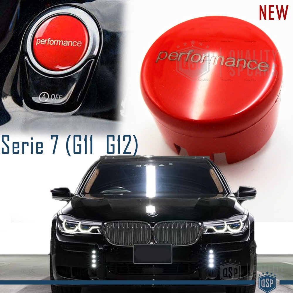 LLAVE BOTÓN DE ENCENDIDO DEL MOTOR ROJO "PERFORMANCE" EN ABS PARA BMW SERIE 7 ( G11 G12 ) con Bóton OFF, ANTICHUADO NO HUELLAS LLAVE BOTÓN DE ENCENDIDO DEL MOTOR ROJO "PERFORMANCE" EN ABS PARA BMW SERIE 7 ( G11 G12 ) con Bóton OFF, ANTICHUADO NO HUELLAS