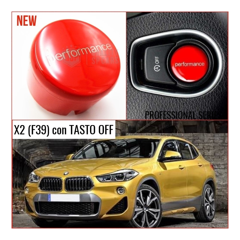 LLAVE BOTÓN DE ENCENDIDO DEL MOTOR ROJO "PERFORMANCE" EN ABS PARA BMW SERIE X2 ( F39 ) con Bóton OFF, ANTICHUADO NO HUELLAS LLAVE BOTÓN DE ENCENDIDO DEL MOTOR ROJO "PERFORMANCE" EN ABS PARA BMW SERIE X2 ( F39 ) con Bóton OFF, ANTICHUADO NO HUELLAS