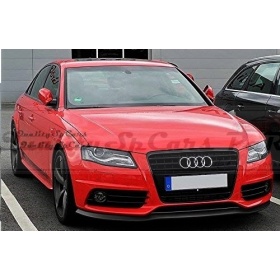 SPOILER Alerón Adhesivo PARA AUDI A4 B8, LABIO parachoques LIP o Faldones Laterales en EPDM NEGRO flexible
