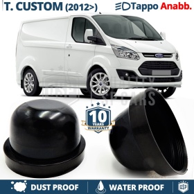1 TAPPO MAGGIORATO FARI Anabbaglianti per FORD TRANSIT / TOURNEO CUSTOM (2012-) Coperchio ANTIPOLVERE Installazione KIT LED E XENON