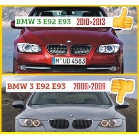 3x Grille COVER STRIPES in Colors M Sport for BMW 3 Series Coupe/ Convertible (E92 E93) FACELIFT 2009-2012