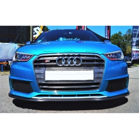 SPOILER Alerón Adhesivo PARA AUDI A1-A2, LABIO parachoques LIP o Faldones Laterales en EPDM NEGRO flexible