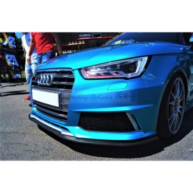 SPOILER Alerón Adhesivo PARA AUDI A1-A2, LABIO parachoques LIP o Faldones Laterales en EPDM NEGRO flexible