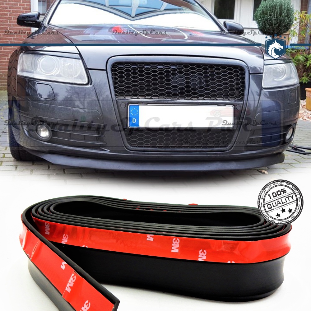 SPOILER Adesivo PER AUDI A6-A8, Lama Sotto Paraurti o Minigonne Nero Flessibile in EPDM SPOILER Adesivo PER AUDI A6-A8, Lama Sotto Paraurti o Minigonne Nero Flessibile in EPDM