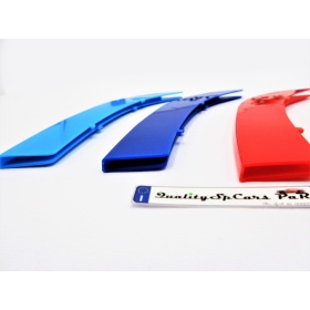 3x Grille COVER STRIPES in Colors M Sport for BMW 3 Series Coupe/ Convertible (E92 E93) FACELIFT 2009-2012
