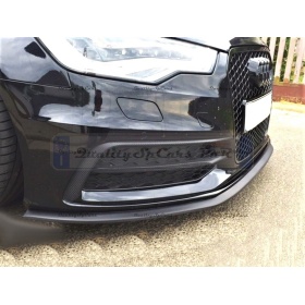 SPOILER Alerón Adhesivo PARA AUDI A6 C7-C8, LABIO parachoques LIP o Faldones Laterales en EPDM NEGRO flexible