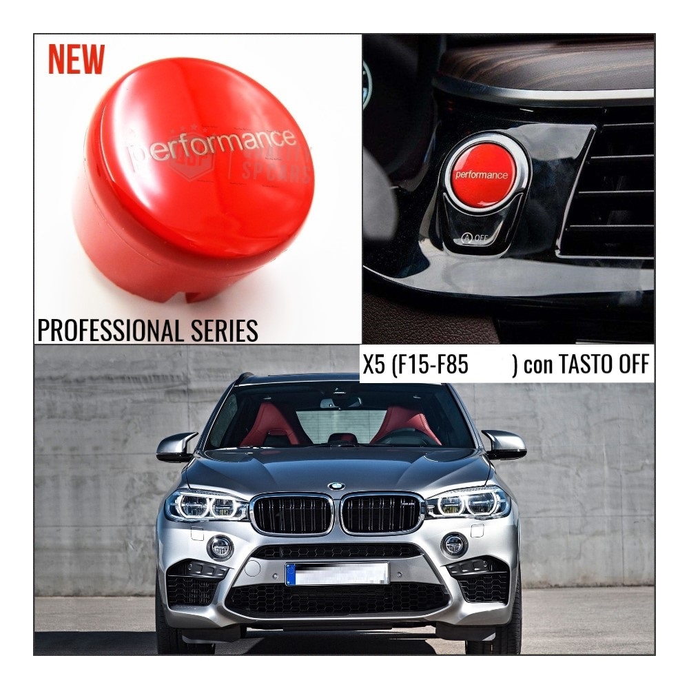 LLAVE BOTÓN DE ENCENDIDO DEL MOTOR ROJO "PERFORMANCE" EN ABS PARA BMW SERIE X5 ( F15 ) con Bóton OFF, ANTICHUADO NO HUELLAS LLAVE BOTÓN DE ENCENDIDO DEL MOTOR ROJO "PERFORMANCE" EN ABS PARA BMW SERIE X5 ( F15 ) con Bóton OFF, ANTICHUADO NO HUELLAS