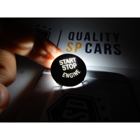 KEY ENGINE IGNITION BLUE BUTTON "START STOP ENGINE" IN ABS FOR BMW VERSIONS E, Anti-Scratches NO FOOTPRINT