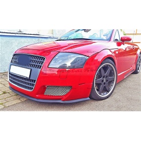 SPOILER Alerón Adhesivo PARA AUDI TT 8N, LABIO parachoques LIP o Faldones Laterales en EPDM NEGRO flexible