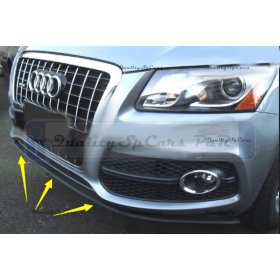 SPOILER Alerón Adhesivo PARA AUDI Q3 8U-Q5 8R, LABIO parachoques LIP o Faldones Laterales en EPDM NEGRO flexible