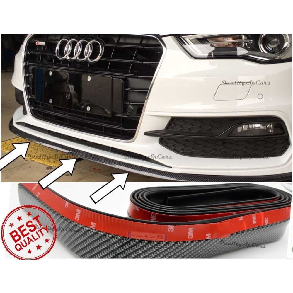 SPOILER Alerón Adhesivo PARA AUDI A6-A8, efecto FIBRA de CARBONO LABIO parachoques LIP o Faldones Laterales en EPDM flexible SPOILER Alerón Adhesivo PARA AUDI A6-A8, efecto FIBRA de CARBONO LABIO parachoques LIP o Faldones Laterales en EPDM flexible