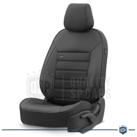 FUNDAS ASIENTO para Ford Mondeo en CUERO Pu AJUSTE PERFECTO, COMPLETO Delantero + Trasero | Certificados TÜV