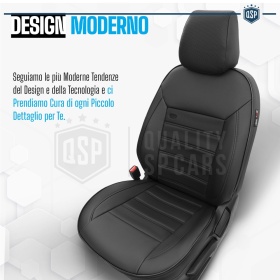 FUNDAS ASIENTO para Ford Mondeo en CUERO Pu AJUSTE PERFECTO, COMPLETO Delantero + Trasero | Certificados TÜV