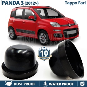 1 TAPÓN GUARDAPOLVO de faro para FIAT PANDA 3 319 (2012-) Cubierta Bombilla para Installación Kit Led Xenon