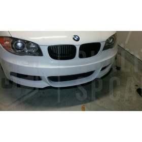 SPOILER Alerón Adhesivo PARA BMW Serie 1 E87-E82, LABIO parachoques LIP o Faldones Laterales en EPDM NEGRO flexible