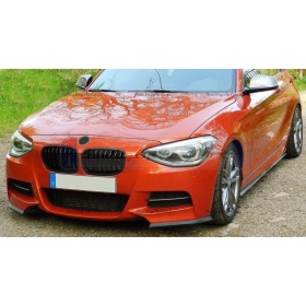 SPOILER Alerón Adhesivo PARA BMW Serie 1 F20-F21-F40, LABIO parachoques LIP o Faldones Laterales en EPDM NEGRO flexible