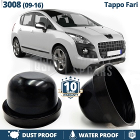 1 Deeper HEADLIGHT CLOSING CAP per PEUGEOT 3008 (09-16) DUST WATER Cover for Kit Led Xenon installation