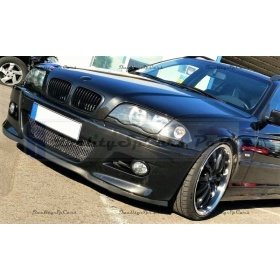 Adhesive SPOILER FOR BMW 3 Series E46, Bumper Lip or Side Skirt in BLACK EPDM flexible