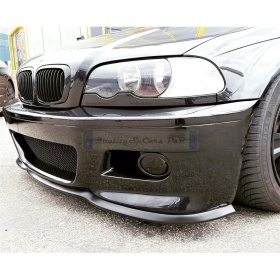 Adhesive SPOILER FOR BMW 3 Series E46, Bumper Lip or Side Skirt in BLACK EPDM flexible