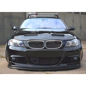 SPOILER Alerón Adhesivo PARA BMW Serie 3 E90-E92, LABIO parachoques LIP o Faldones Laterales en EPDM NEGRO flexible
