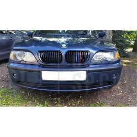 3x RIÑONES REJILLA para BMW SERIE 3 (E46) 01-05 RESTYLING en colores M Sport
