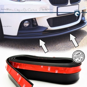 SPOILER Alerón Adhesivo PARA BMW Serie 4 LABIO parachoques LIP o Faldones Laterales en EPDM NEGRO flexible