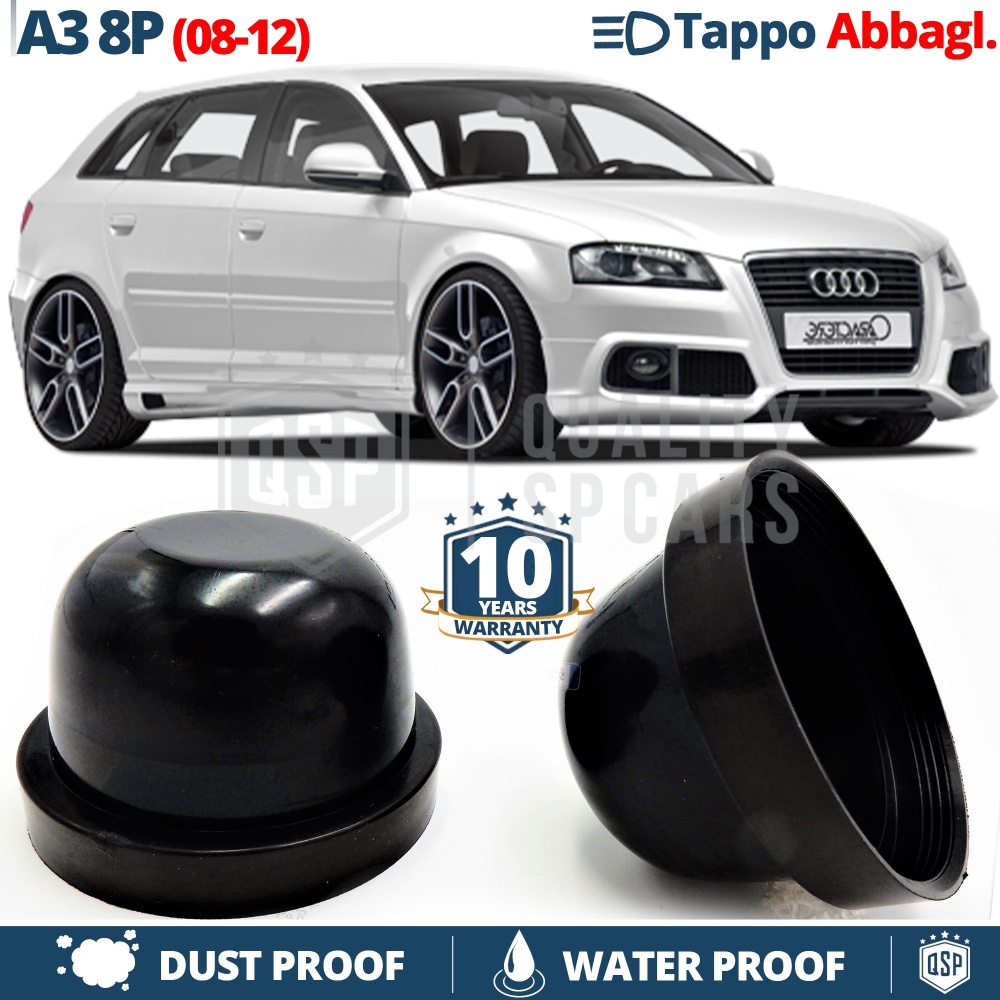 1 TAPÓN GUARDAPOLVO de faro para AUDI A3 8P FACELIFT (08-12) Luces de Carretera Cubierta Bombilla para Installación Kit Led Xenon 1 TAPÓN GUARDAPOLVO de faro para AUDI A3 8P FACELIFT (08-12) Luces de Carretera Cubierta Bombilla para Installación Kit Led Xenon