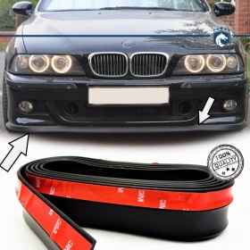 SPOILER Alerón Adhesivo PARA BMW Serie 5 E39 LABIO parachoques LIP o Faldones Laterales en EPDM NEGRO flexible