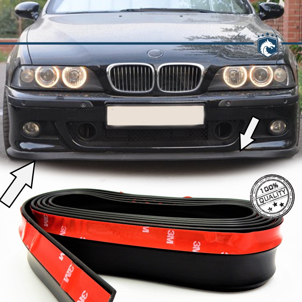 SPOILER Alerón Adhesivo PARA BMW Serie 5 E39 LABIO parachoques LIP o Faldones Laterales en EPDM NEGRO flexible SPOILER Alerón Adhesivo PARA BMW Serie 5 E39 LABIO parachoques LIP o Faldones Laterales en EPDM NEGRO flexible