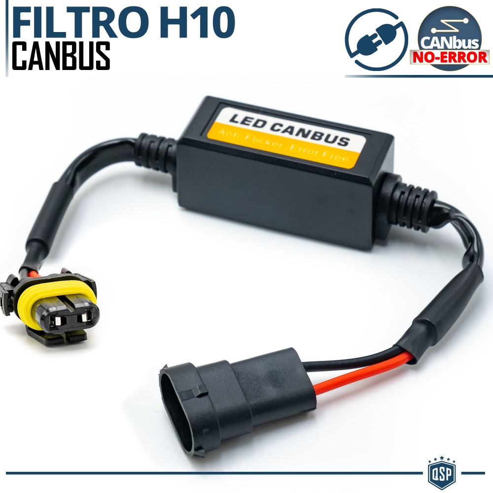 X1 Resistencia Canbus H10 para Bombillas Led  | Decoddificador Anti Error, Anti Parpadeo