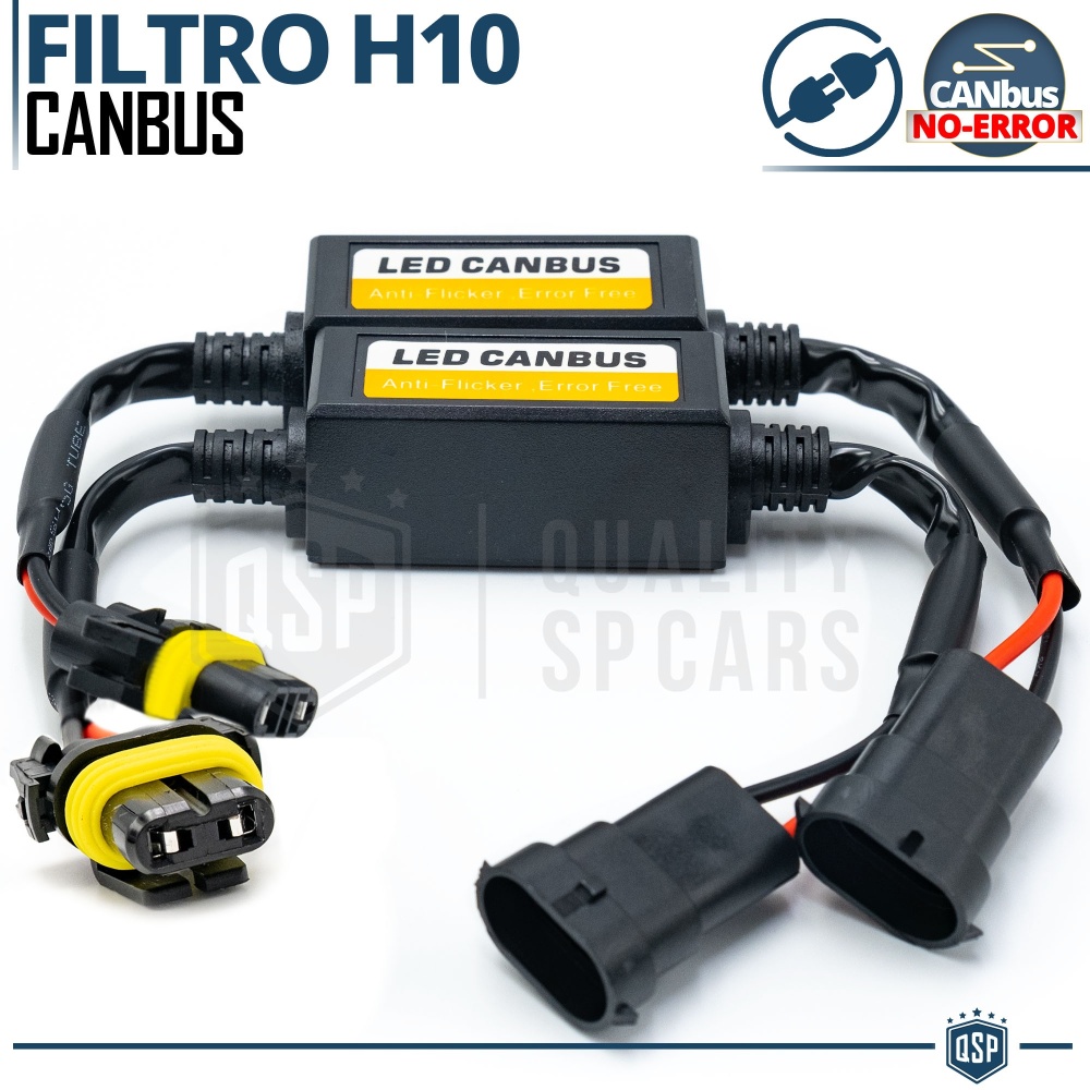 X2 Resistencias CANbus H10 para Bombillas Led | Decoddificador Anti Error, Anti Parpadeo