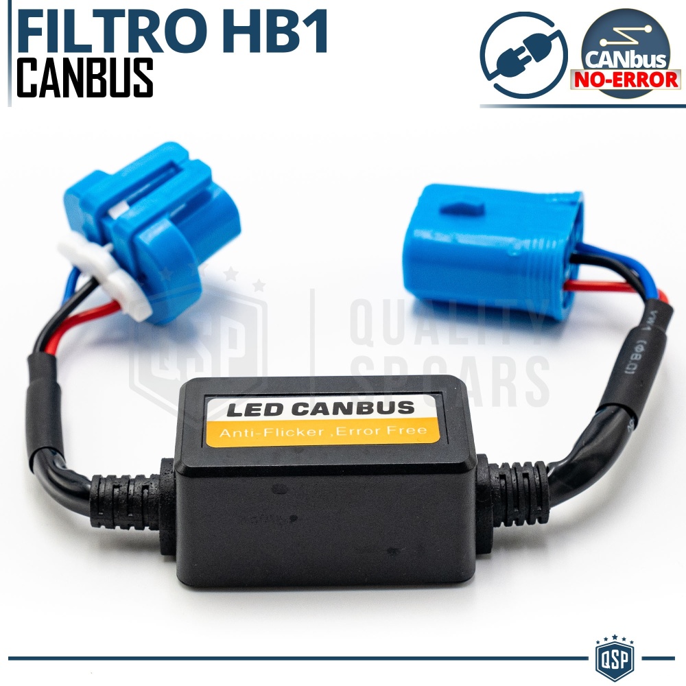 X1 Resistencia CANbus HB1 para Bombillas Led  | Decoddificador Anti Error, Anti Parpadeo