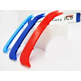3x RIÑONES REJILLA para BMW SERIE 3 CUPÉ/DESCAPOTABLE (E46) 98-03 PRE Facelift en colores M Sport