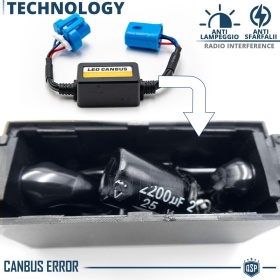 X1 Resistencia CANbus HB1 para Bombillas Led  | Decoddificador Anti Error, Anti Parpadeo